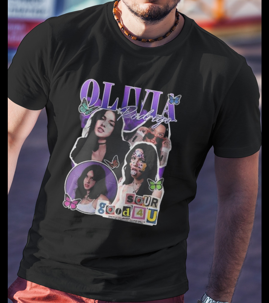 Olivia Rodrigo Sour Good 4 U Butterfly T-Shirt