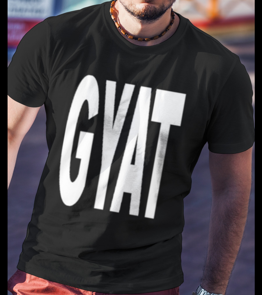 Revive Gyat Bold Statement Text White T-Shirt