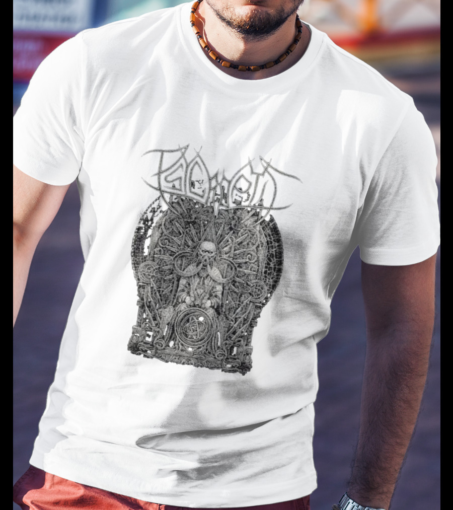 Psycroptic Intricate Skull Throne T-Shirt
