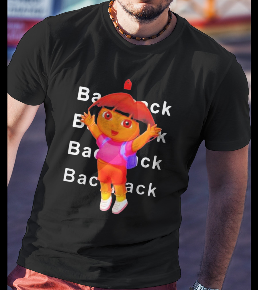 Dora Backpack Adventures Playful Youthful T-Shirt