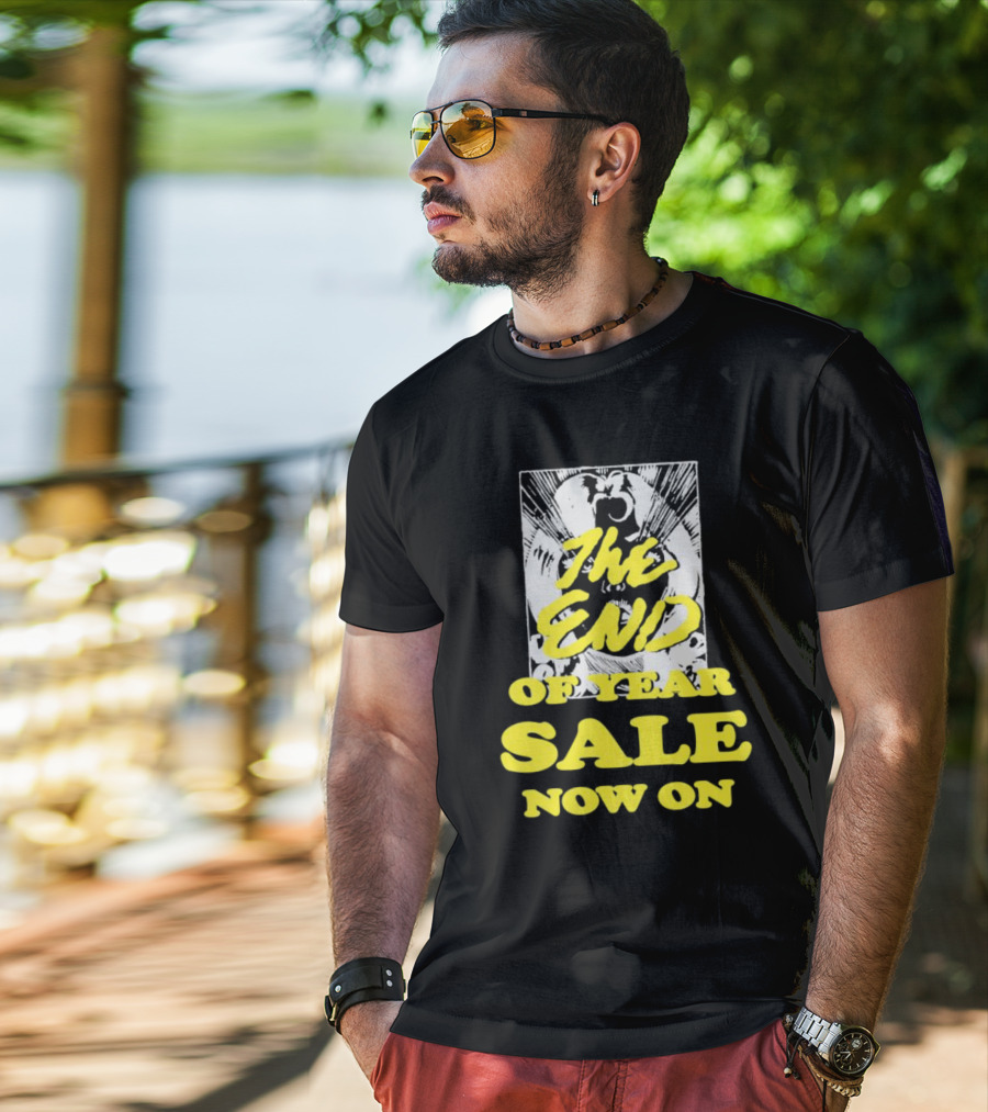 The End Of Year Sale Now On Comic Style Pop Art Explosion T-Shirt