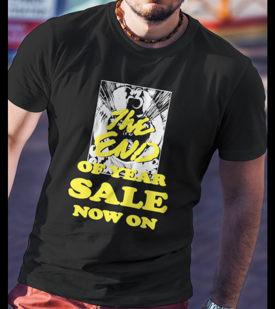 The End Of Year Sale Now On Comic Style Pop Art Explosion T-Shirt