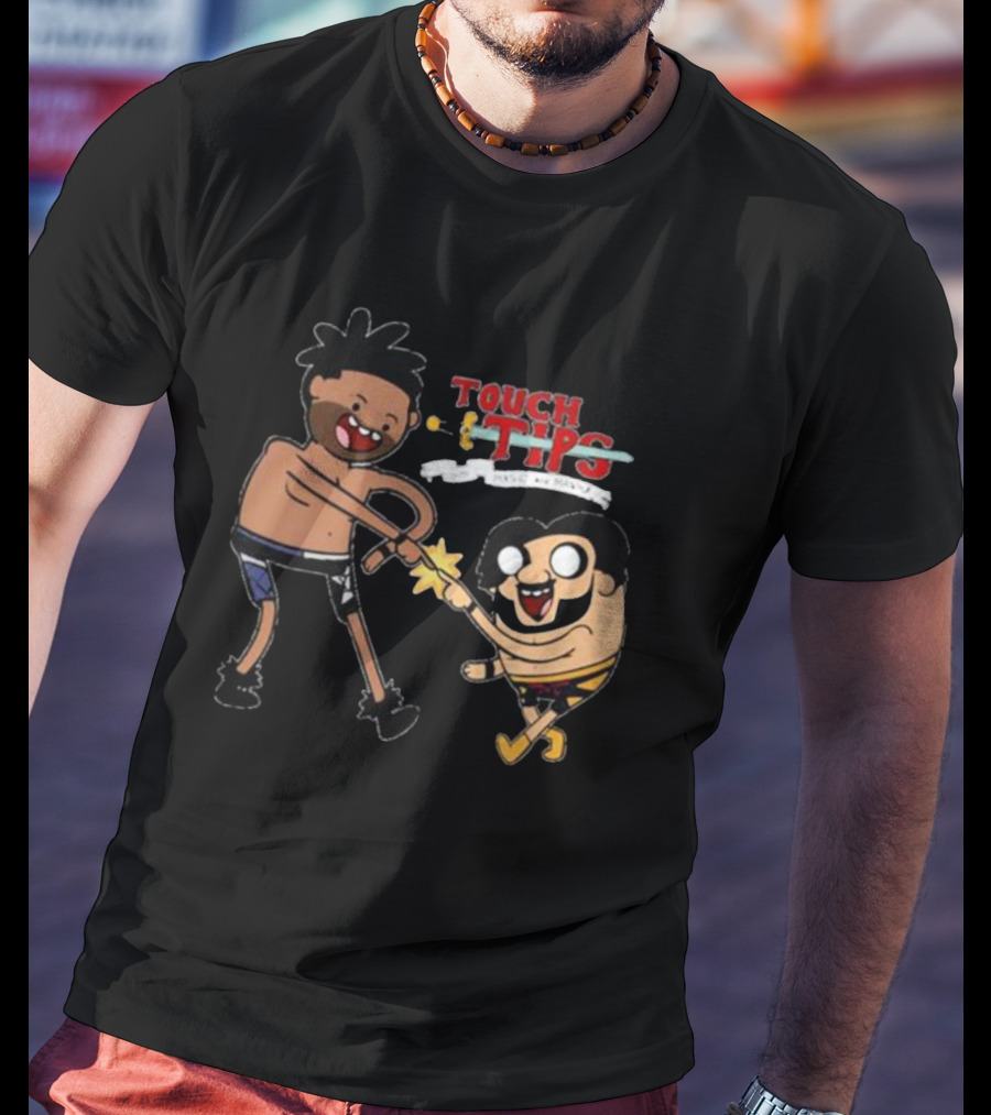Touching Tips M Men On Mushrooms T-Shirt