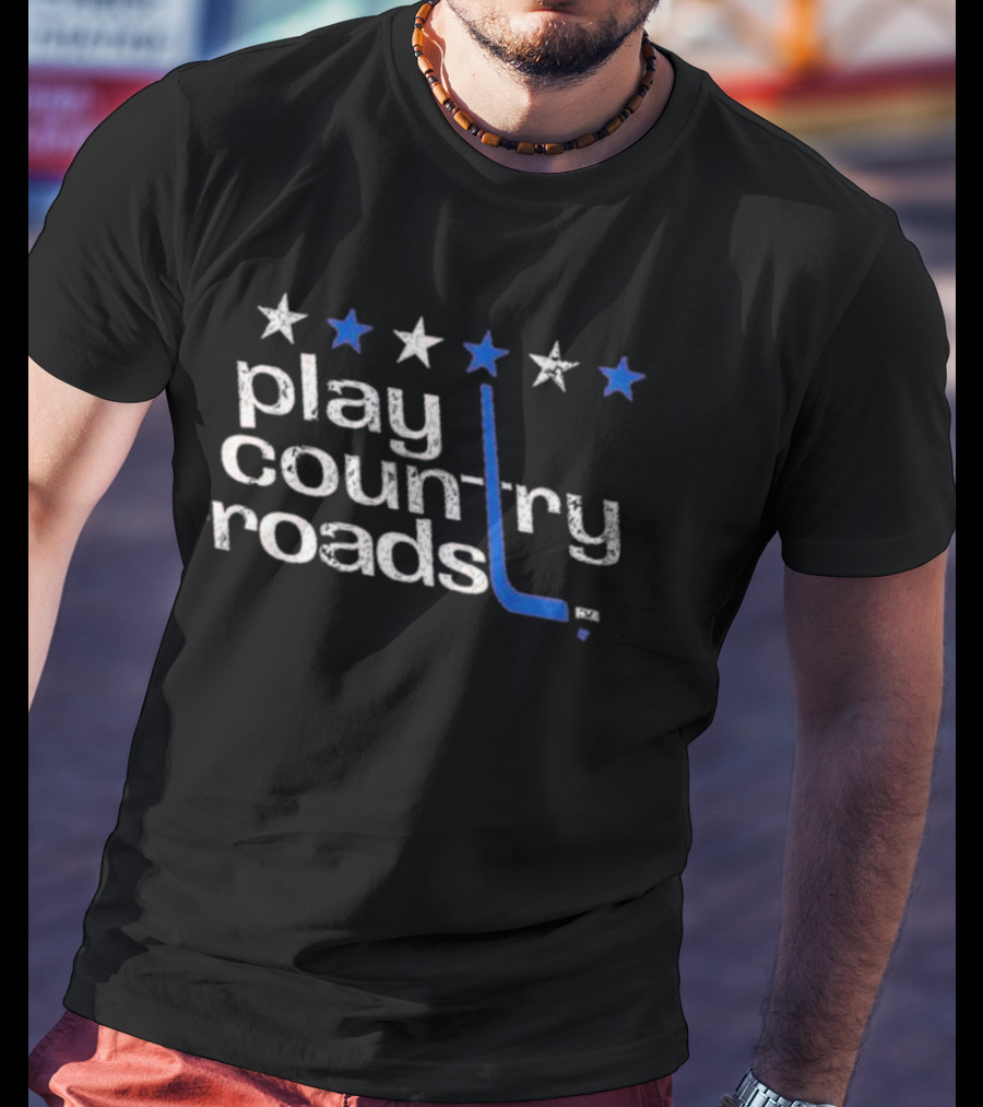 Washington Hockey Stars Play Country Roads T-Shirt