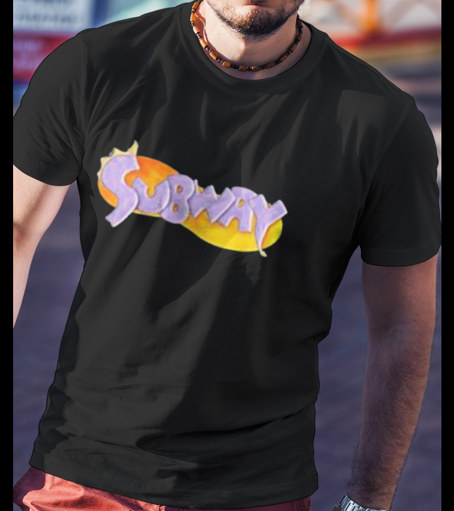 Weaponsofmassdestruction Spyro-Style Subway Logo Dragon Sandwich T-Shirt