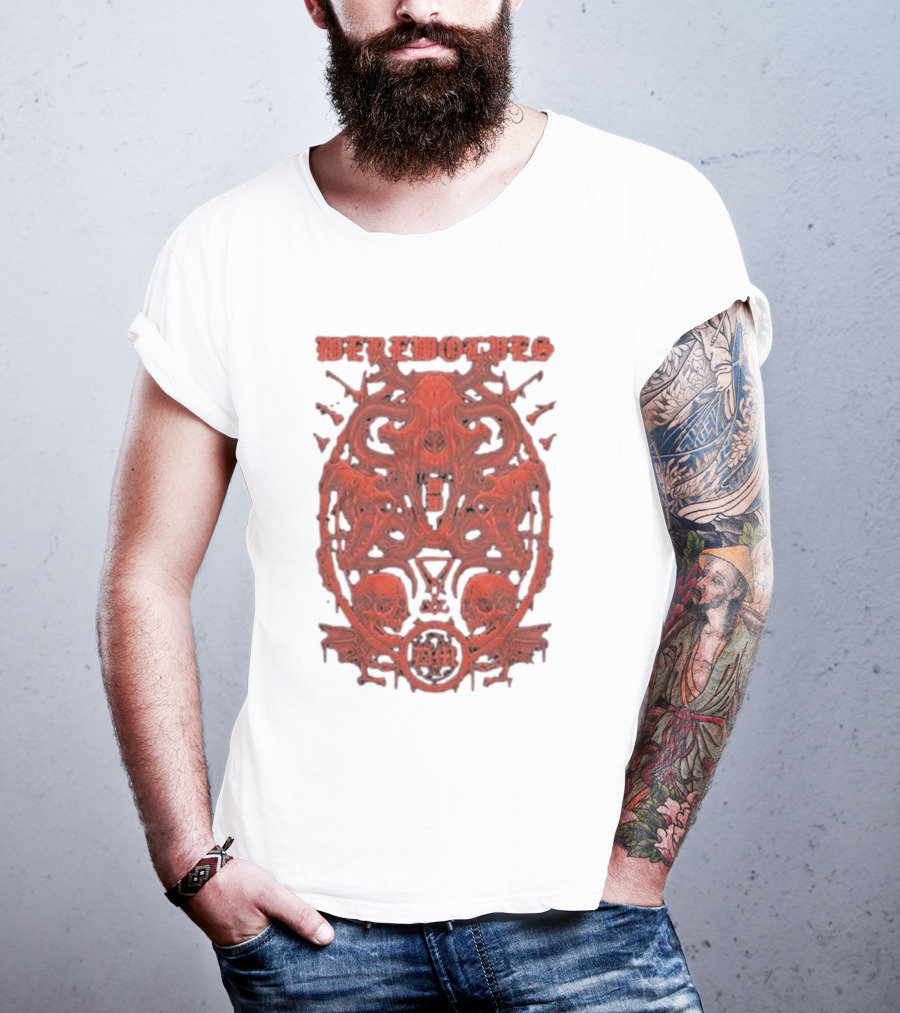 Werewolves Their Own Blood Gothic Skull And Bat T-Shirt