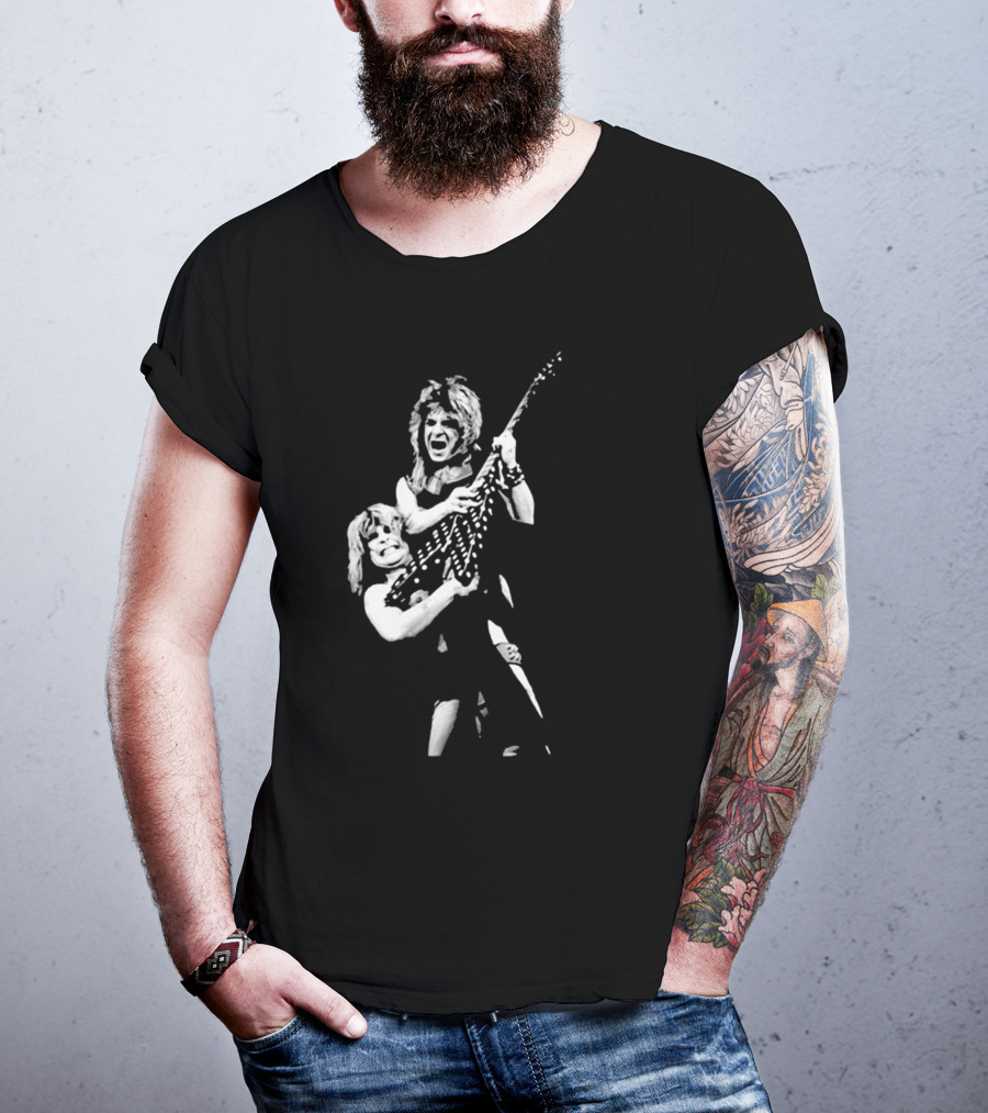 Ozzy Osbourne Randy Rhoads Live Performance Vintage Rock Legends T-Shirt