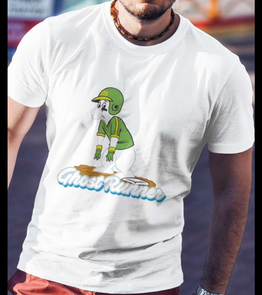 S7s Ghost Runner Baseball Player Bubblegum T-Shirt