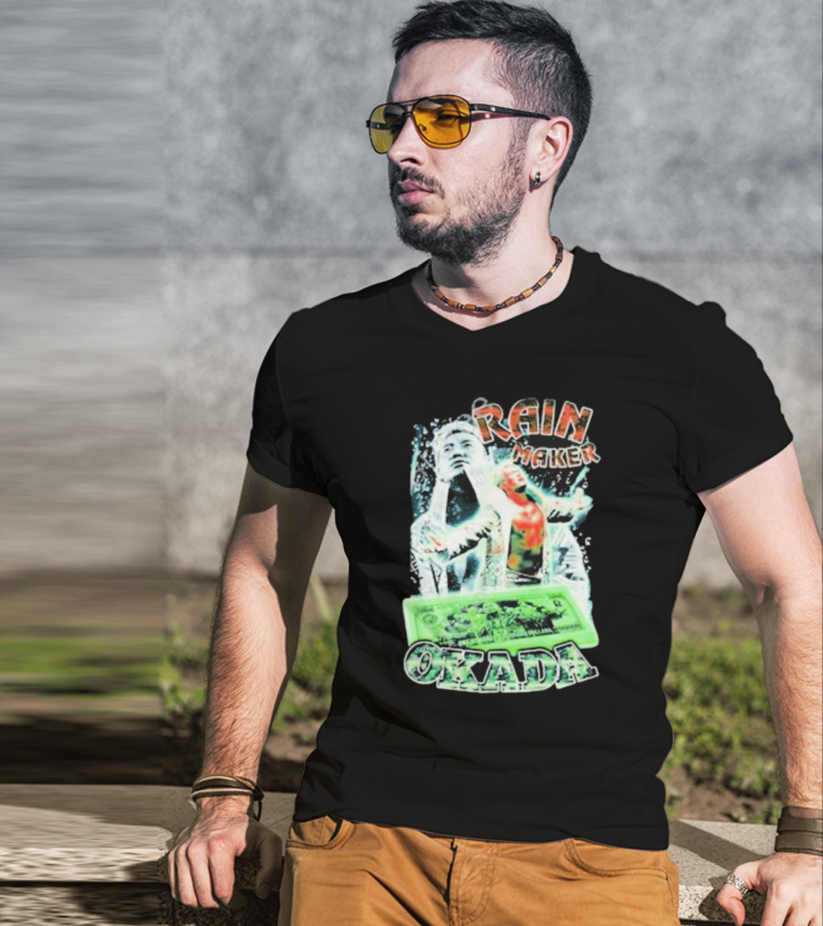 Rainmaker Kazuchika Okada Silvamore Dollar Bill T-Shirt