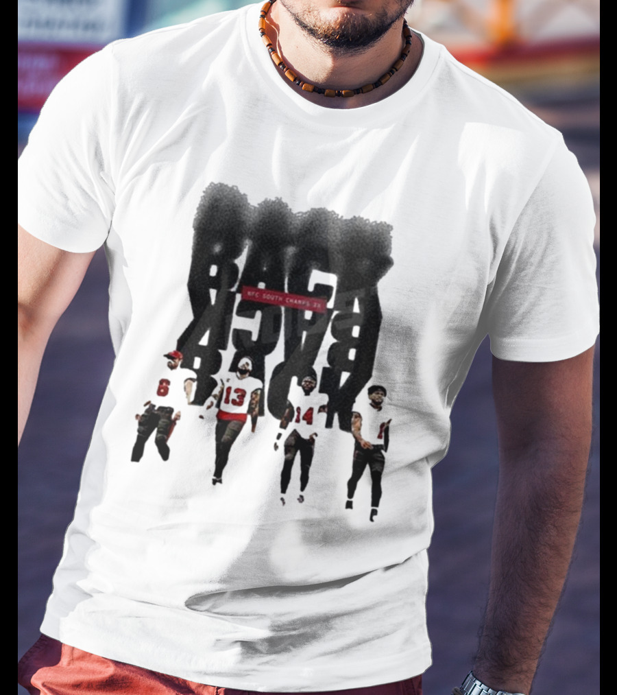 Tampa Bay Buccaneers Back To Back To Back NFC South Champs 3x Players T-Shirt