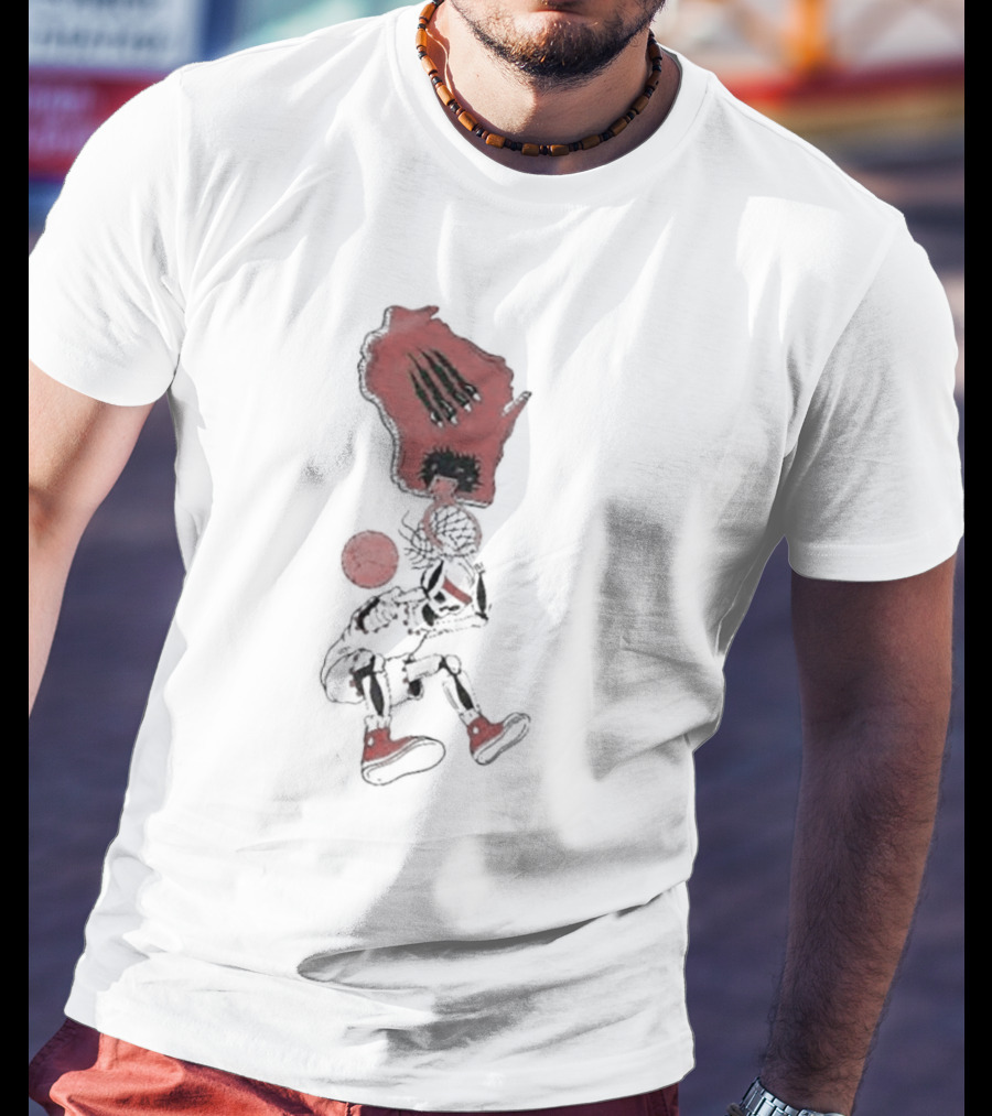 W Skeleton Dunk Wisconsin T-Shirt