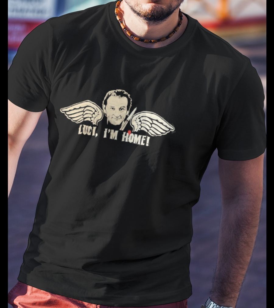 Luci I'm Home Wings Design With Head T-Shirt
