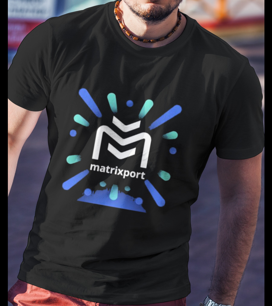 Matrixport Rwa Tokenization Transformative Finance Logo Burst T-Shirt
