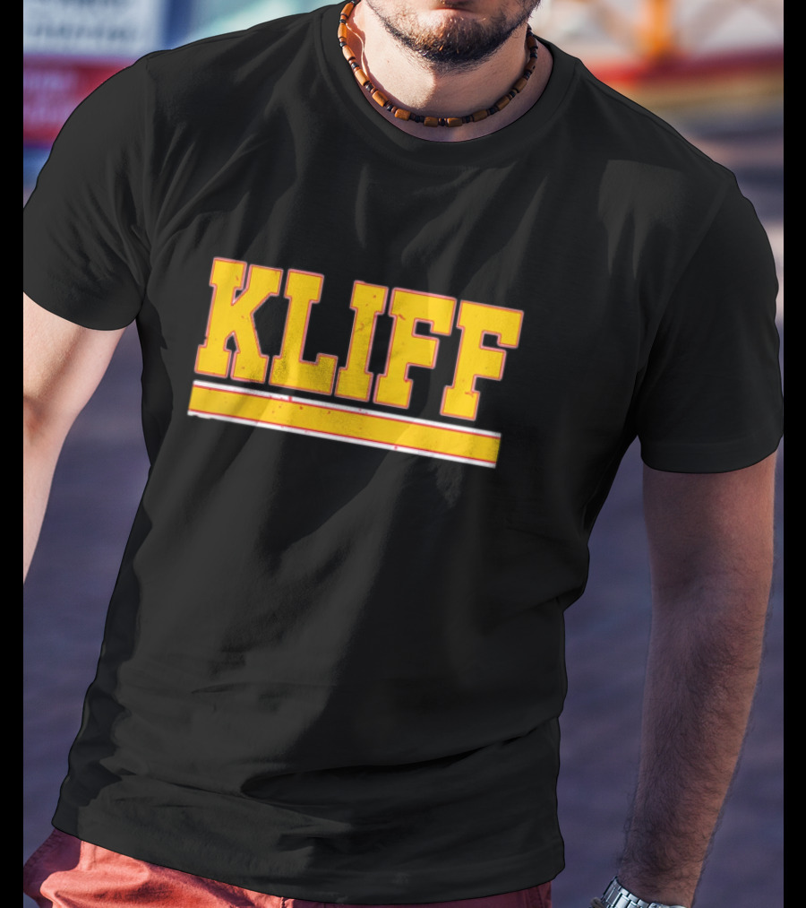 USC Trojans Kliff Kingsbury Bold Font Yellow T-Shirt