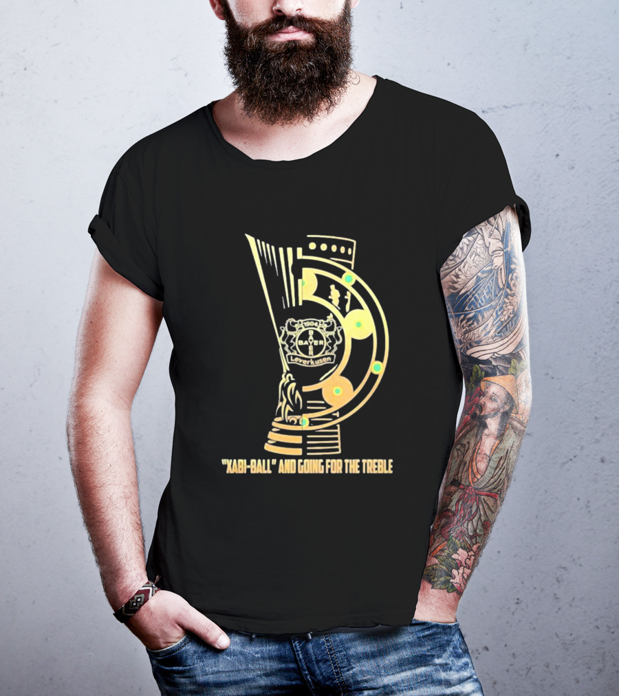 Bayer Leverkusen 1904 Xabi-Ball And Going For The Treble T-Shirt