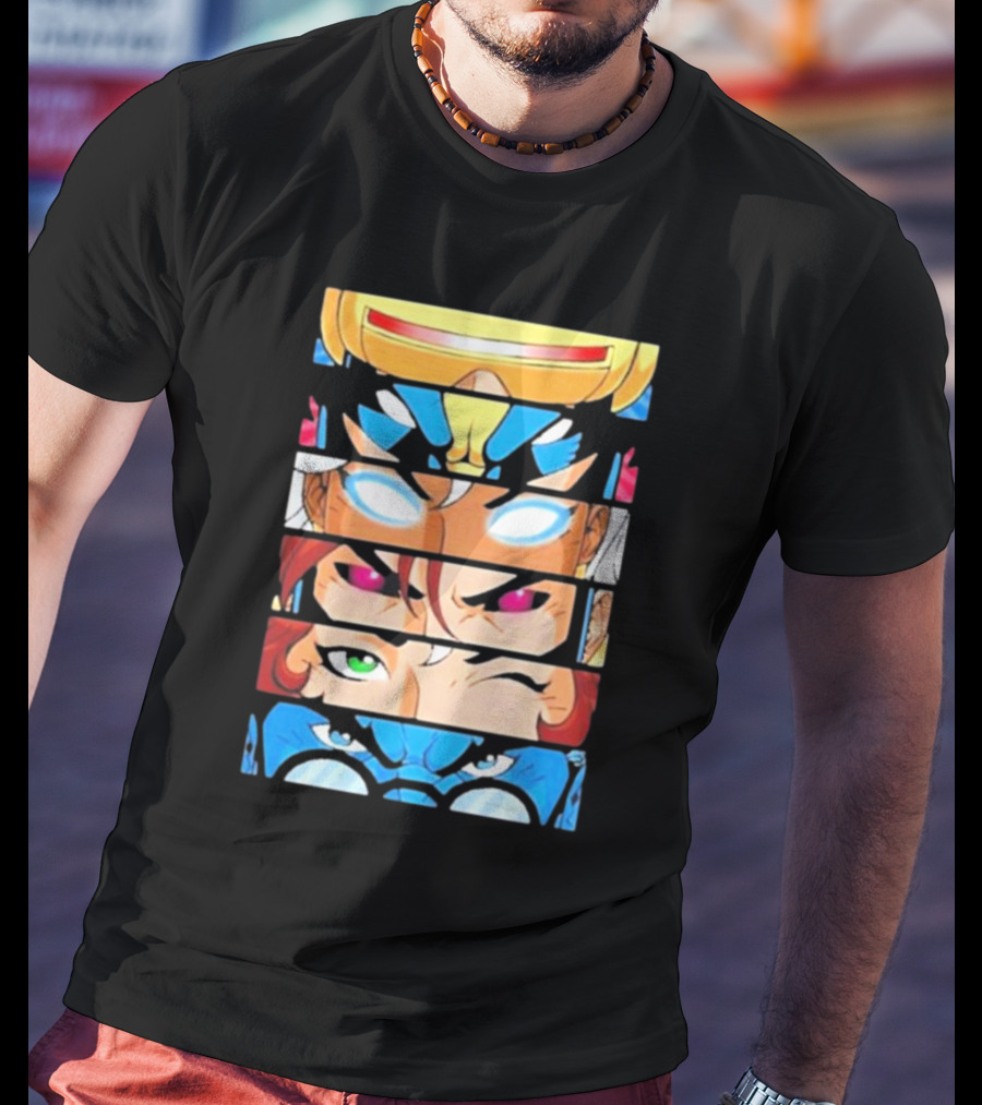 Jax Briggs X-Men97 Cyclops Wolverine Storm Jean Grey Beast Eyes T-Shirt