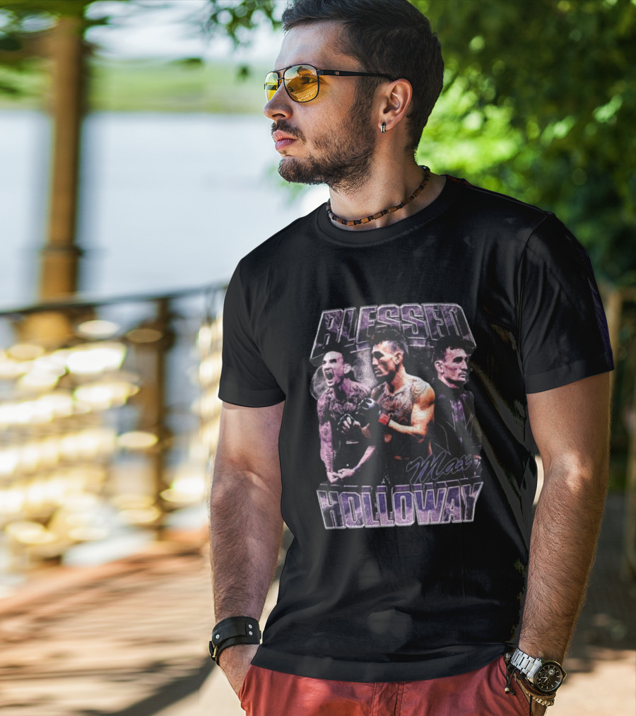 Blessed Max Holloway Vintage T-Shirt