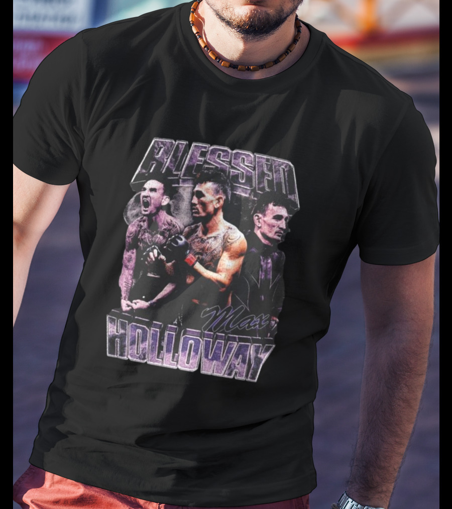 Blessed Max Holloway Vintage T-Shirt