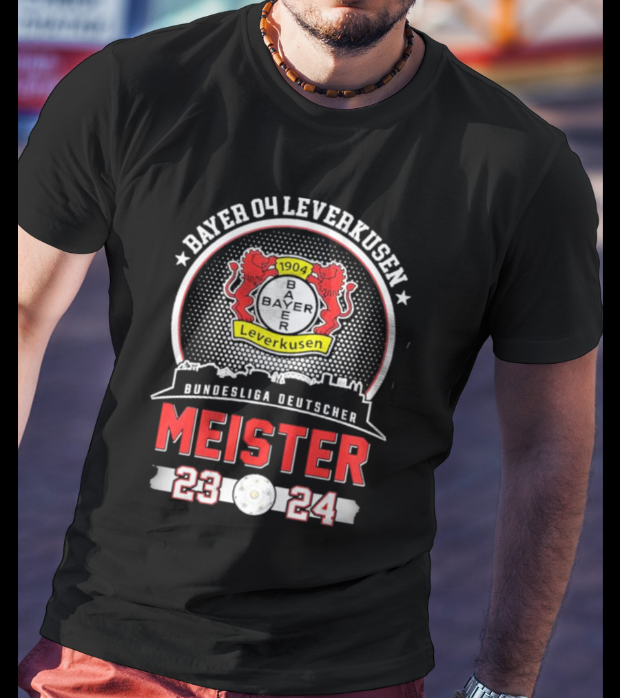 Bayer 04 Leverkusen 1904 Bundesliga Deutscher Meister 23 24 T-Shirt