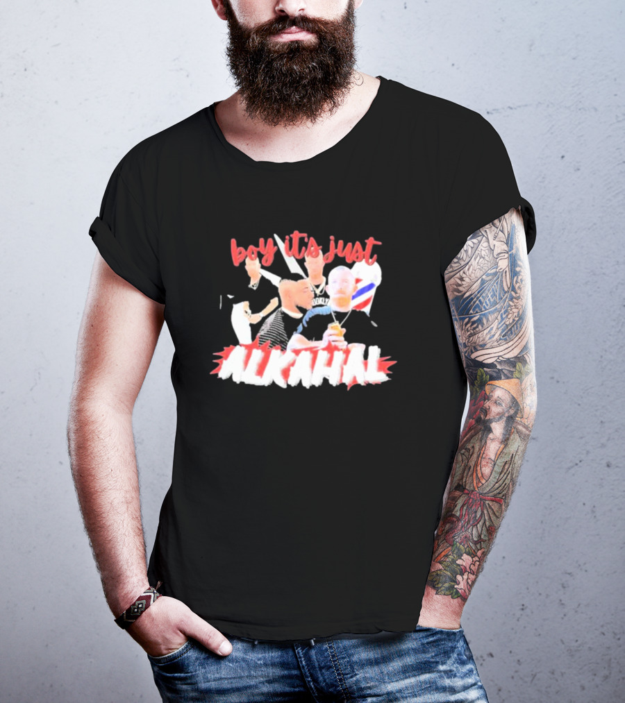 Boy It’s Just Alkahal Barber Shop Scene T-Shirt
