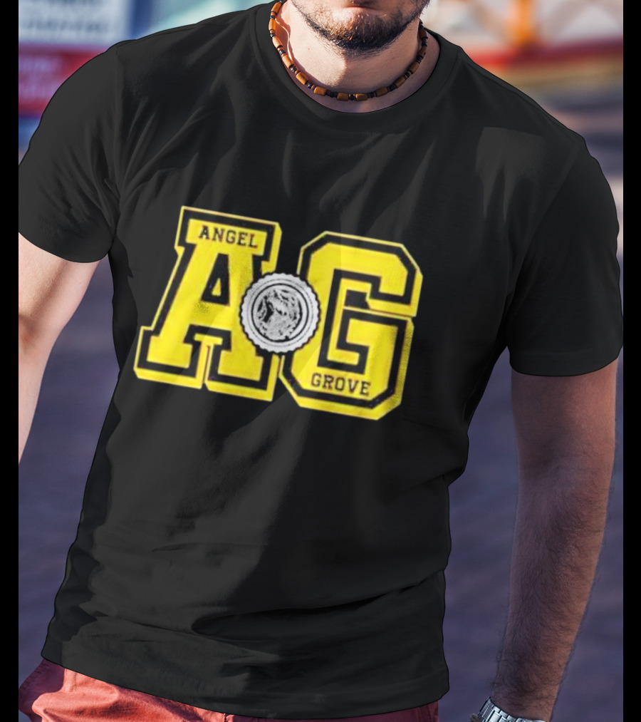 Angel Grove AG Power Rangers Emblem T-Shirt