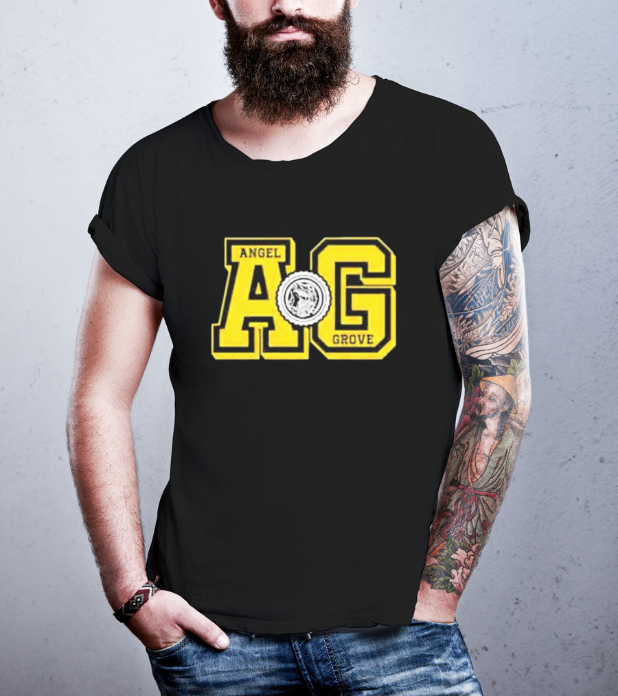 Angel Grove AG Power Rangers Emblem T-Shirt