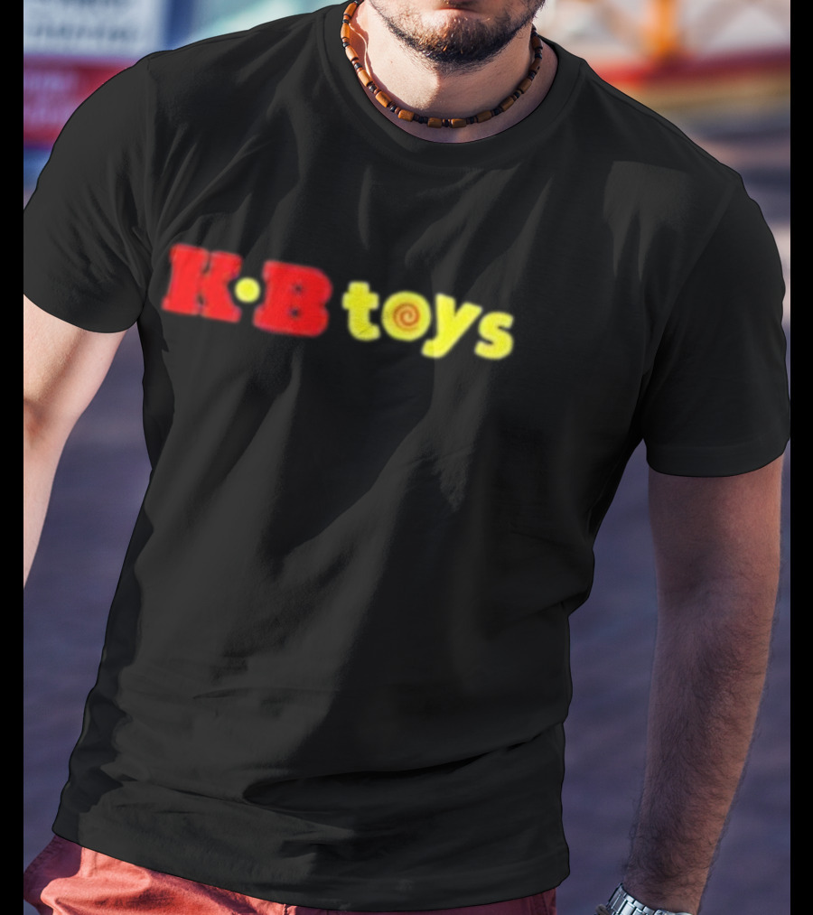KB Toys Red Yellow Spiral T-Shirt