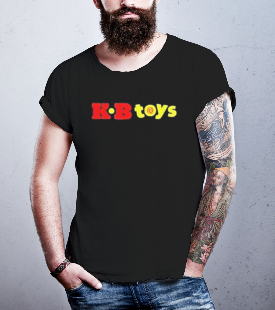 KB Toys Red Yellow Spiral T-Shirt