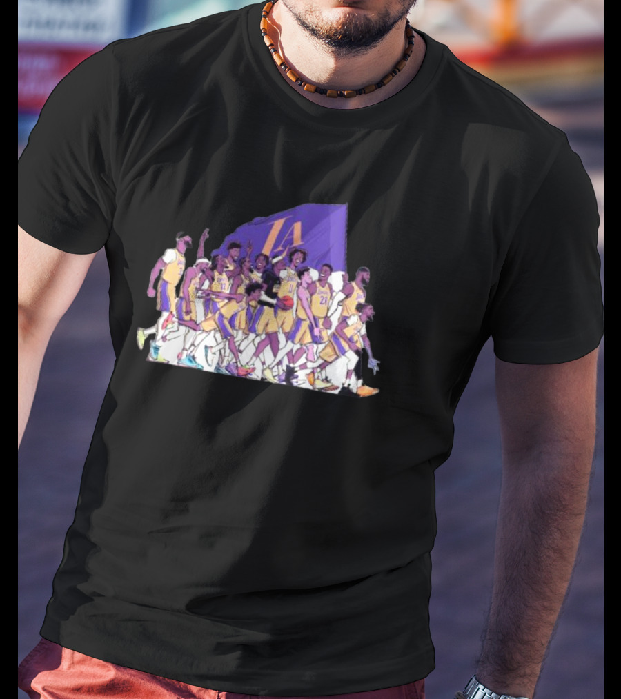 Let’s Go Lakers Lockstep LA Team Spirit T-Shirt