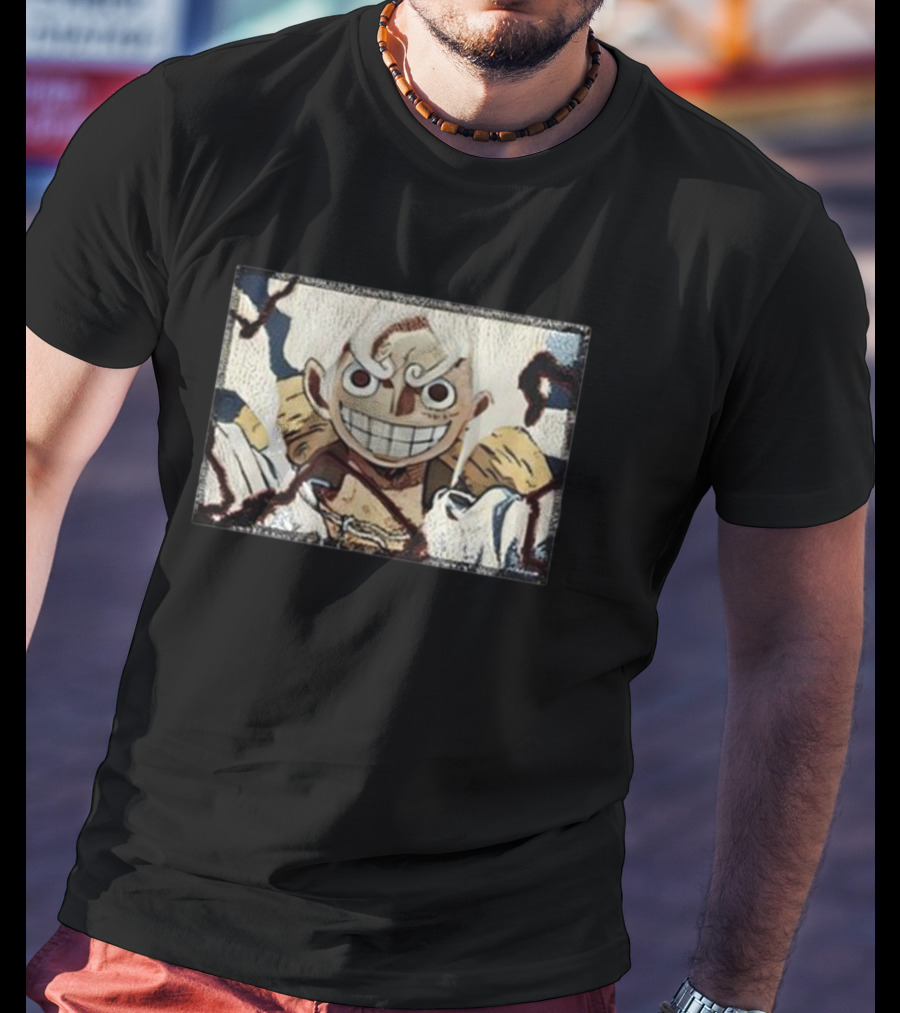Max Holloway Wears Gear 5 Luffy From One Piece T-Shirt