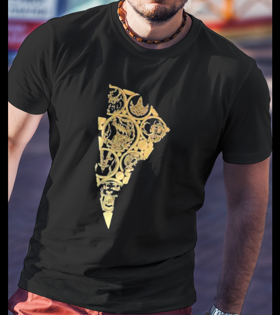 Mmpr Power Rangers Dinozord Medal Power Coins T-Shirt