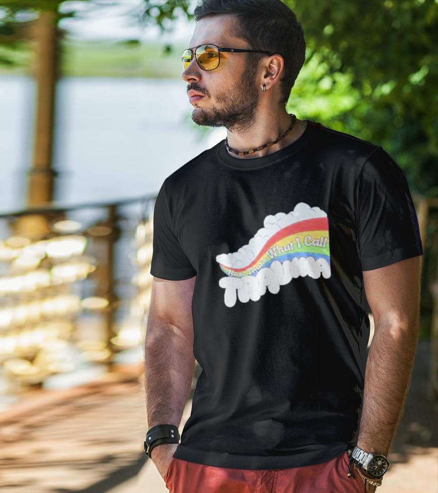 Now That’s What I Call Trauma Rainbow Clouds T-Shirt