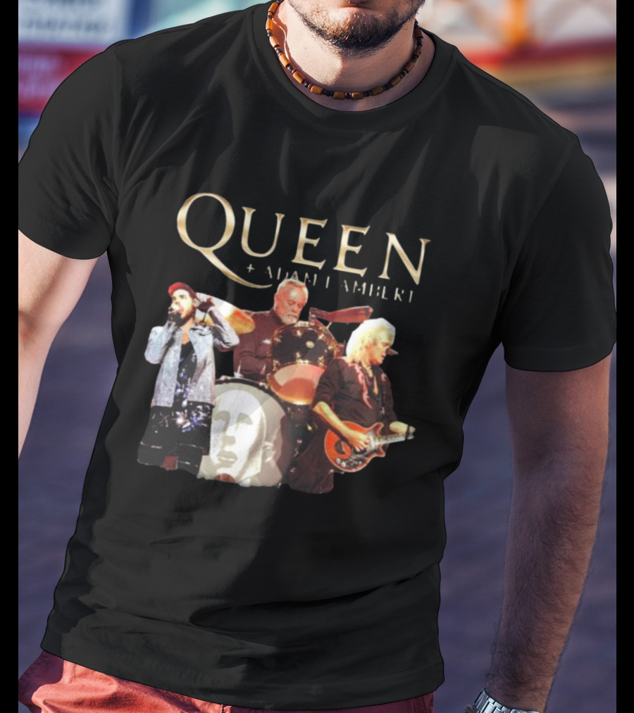 Queen + Adam Lambert Live Performance Collaboration T-Shirt