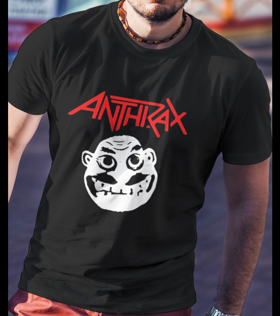 Rare Anthrax Angry Face T-Shirt