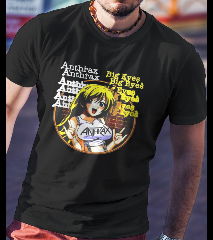 Anthrax Big Eyes Vintage Manga T-Shirt