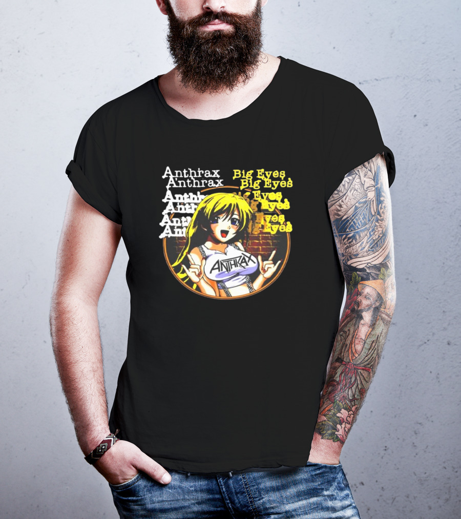 Anthrax Big Eyes Vintage Manga T-Shirt