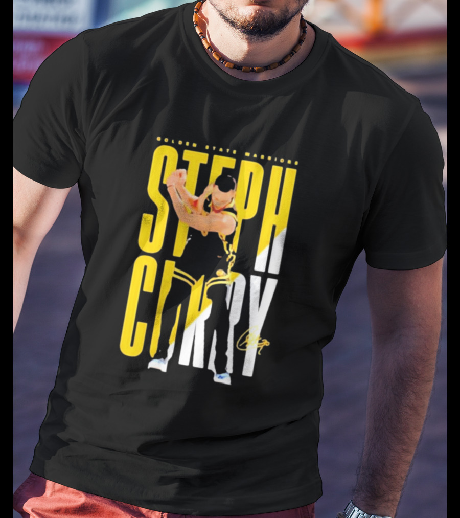 Golden State Warriors Steph Curry Golf Celebration Signature T-Shirt