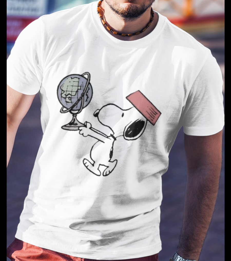 Snoopy Earth Day Take Care Of The Planet T-Shirt