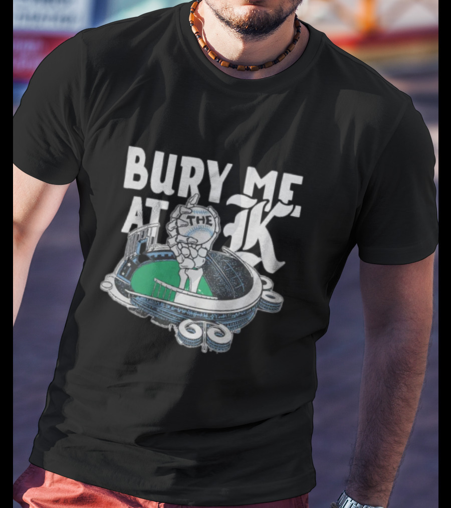 Bury Me At The K Kansas City Baseball Stadium T-Shirt