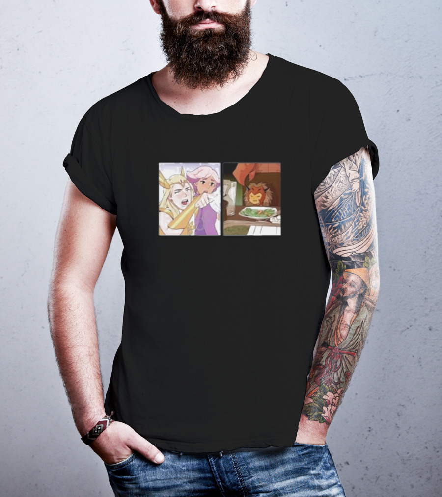 She-Ra Pointing At A Confused Catra Meme Scene T-Shirt
