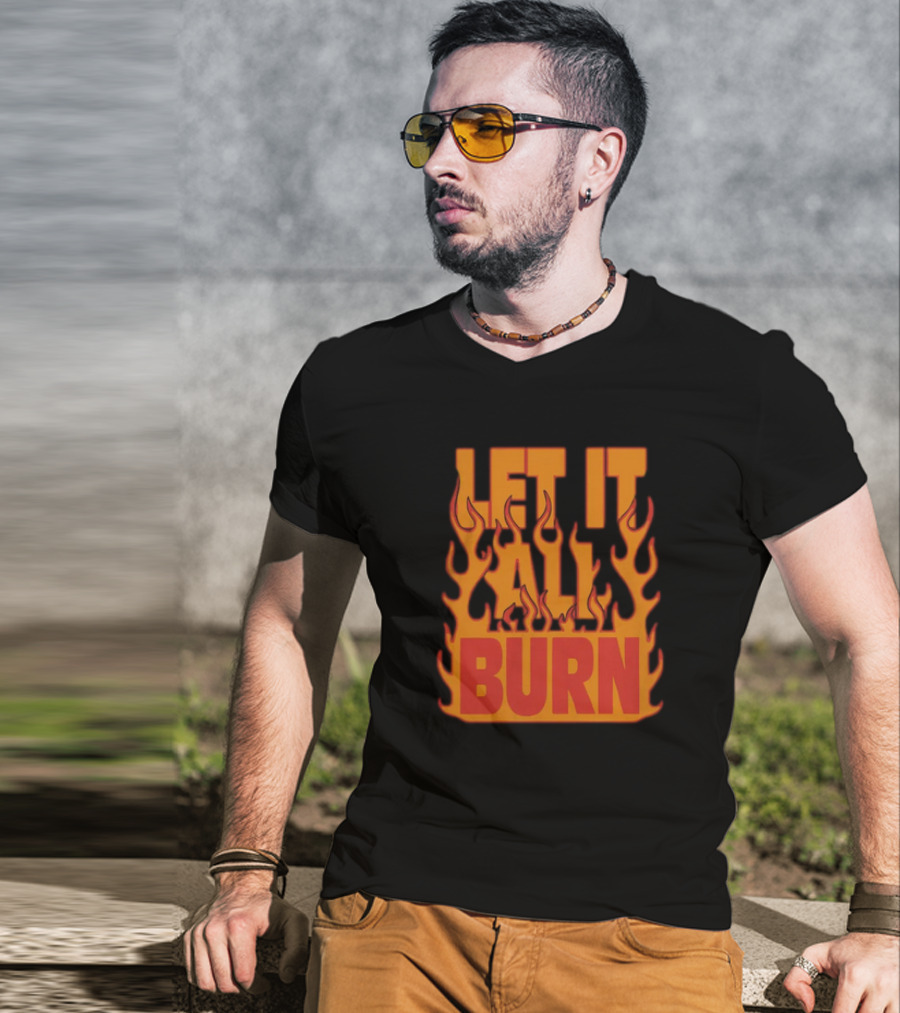 LET IT ALL BURN A Day To Remember Merch Planet Bomb T-Shirt