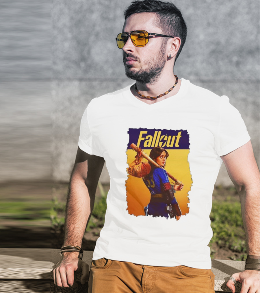 Fallout Lucy Vault Girl Retro Art 33 T-Shirt