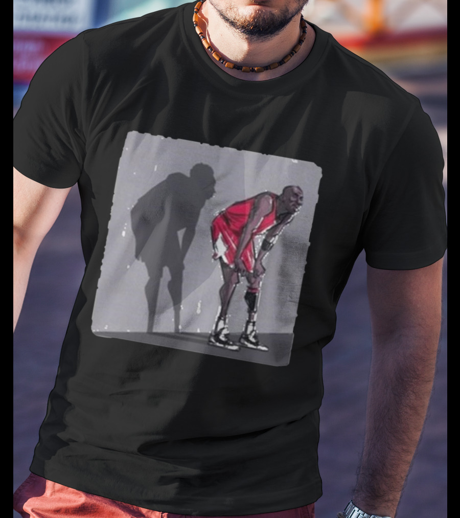 Jack Perkins Me And My Shadow Basketball Legend Icon Shadow T-Shirt