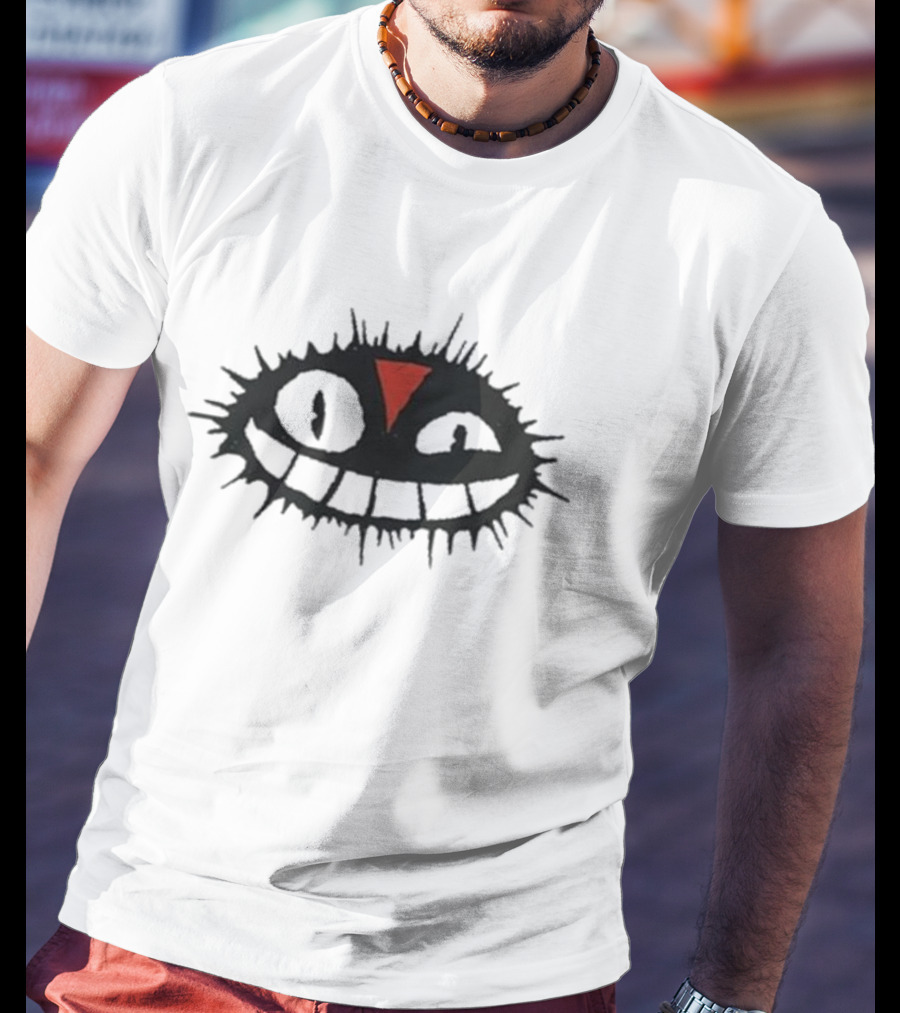 Lil Darkie Insane Eye Smiley Spiky Red Triangle T-Shirt