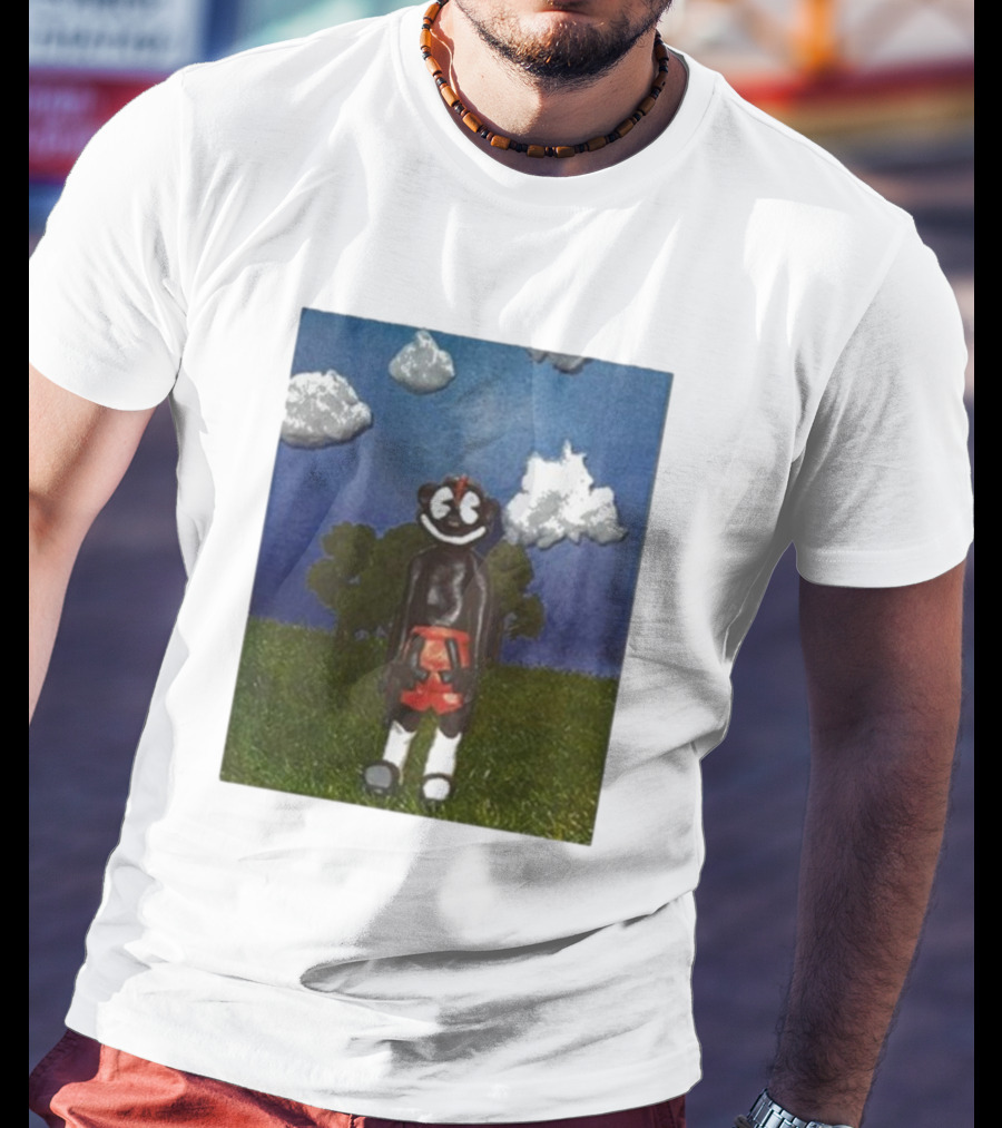 Lil Darkie Sunrise Character With Clouds And Trees T-Shirt