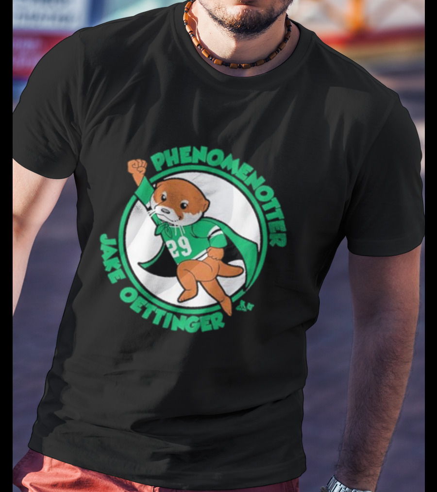 Jake Oettinger Phenomenal Otter 29 Superhero T-Shirt