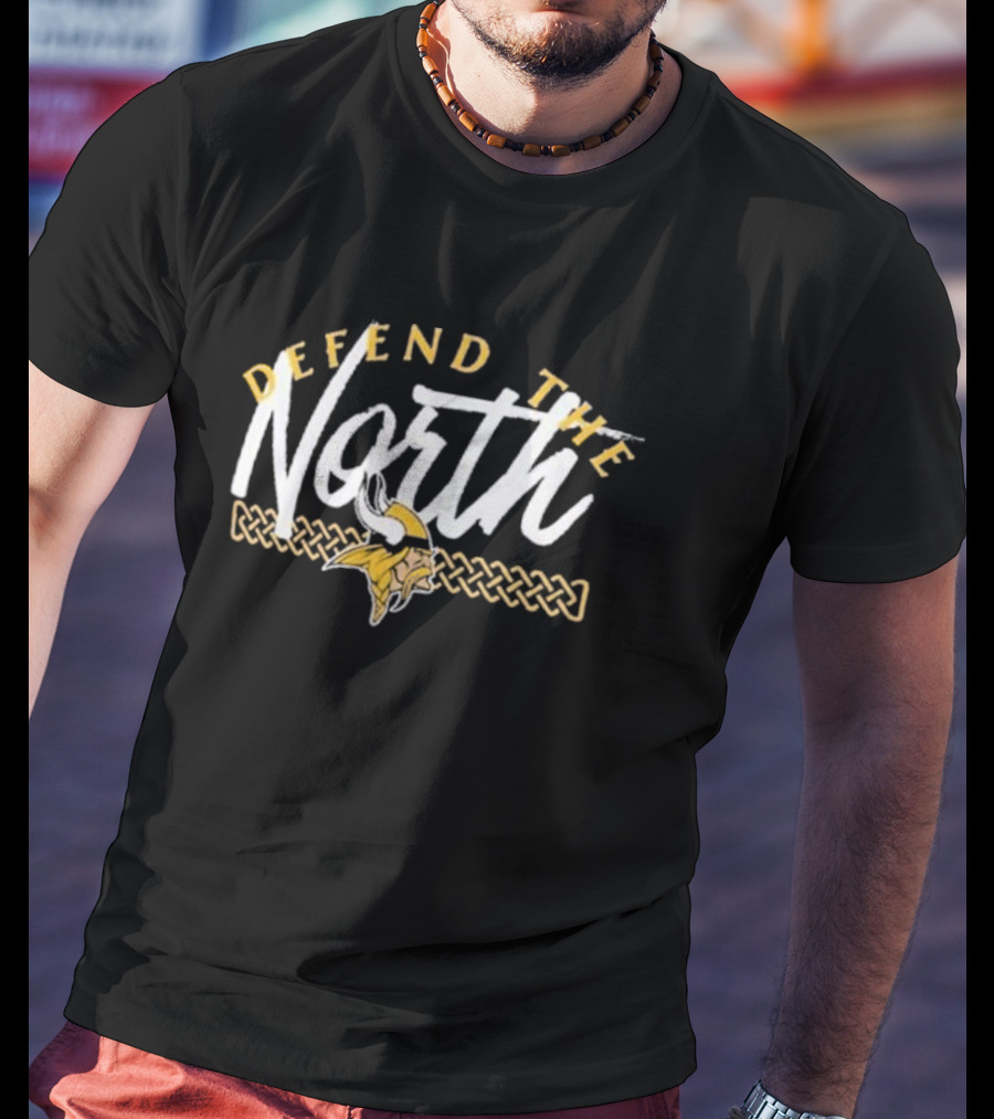 Defend The North Minnesota Vikings Women's Hometown Defensive Stand T-Shirt