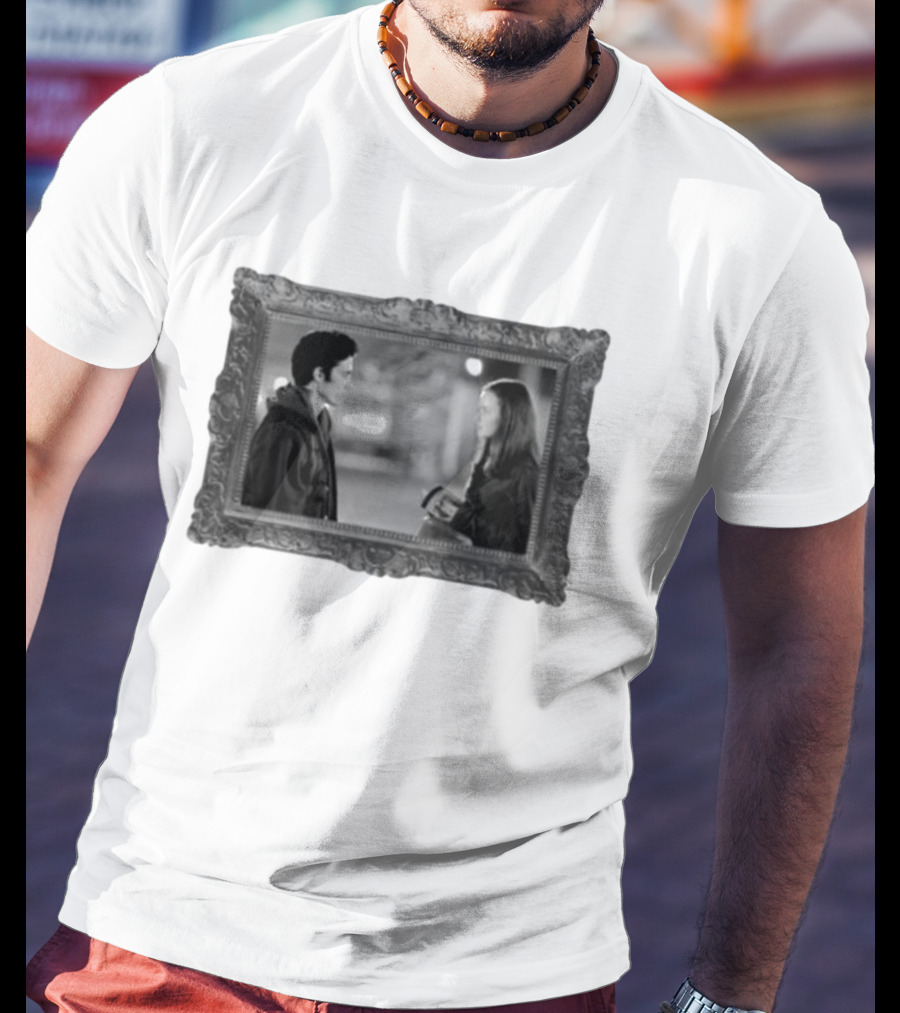 Rgjm X Ttpd The Tortured Poets Department Framed Black And White Scene T-Shirt