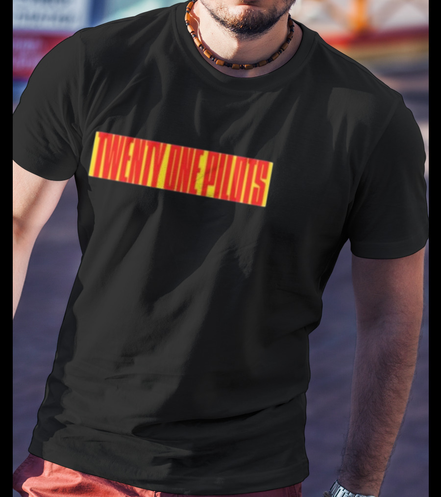 Twenty One Pilots Red Block Wordmark T-Shirt