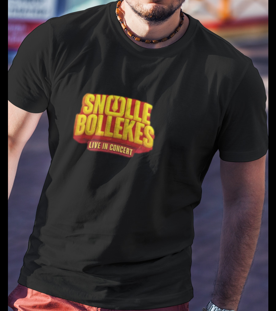 Snollebollekes Live In Concert Official Merchandise Rode T-Shirt